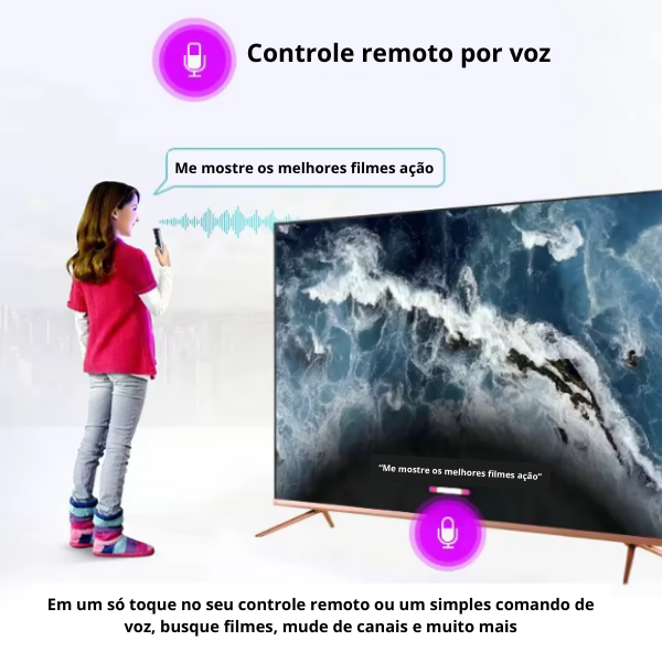 Smart TV 45 polegadas 4k ultra UHD tv