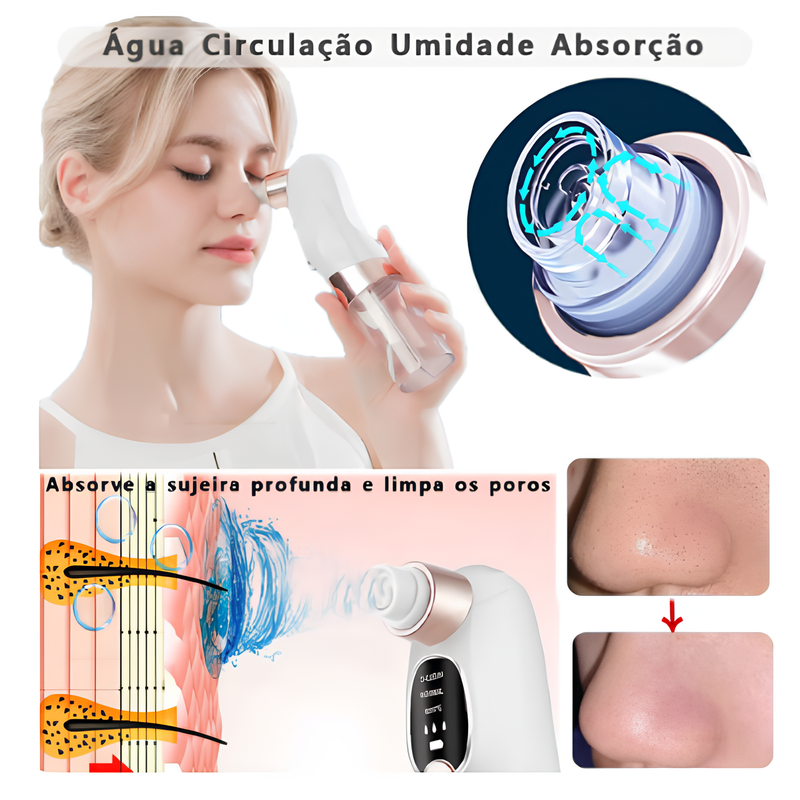 Aparelho Portátil de Limpeza Facial Clear Face