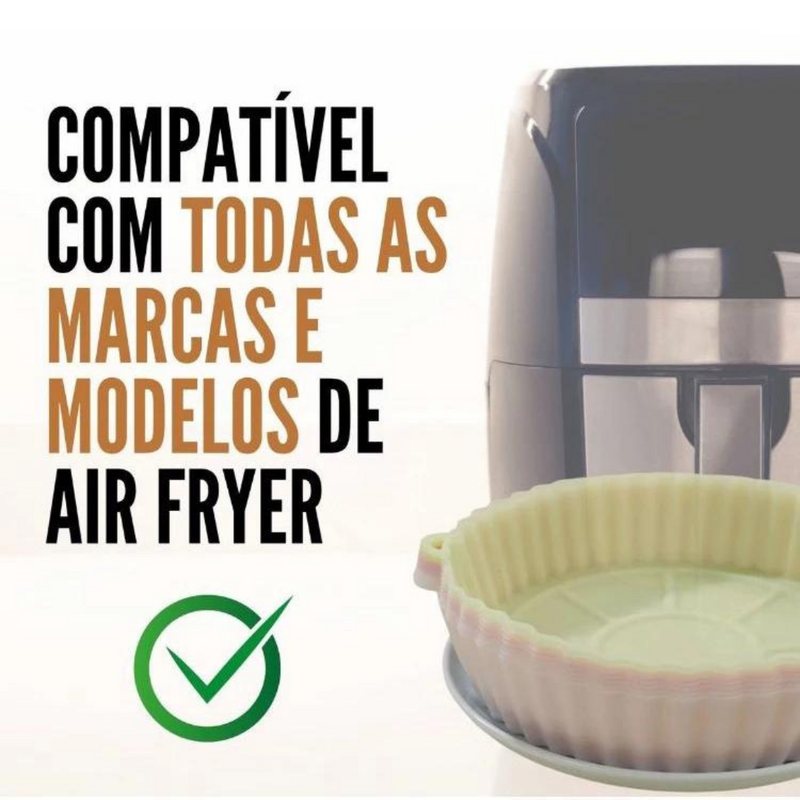 Forma de Silicone para AirFryer Curiosas