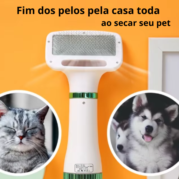 Secador Pet Silencioso 3 em 1