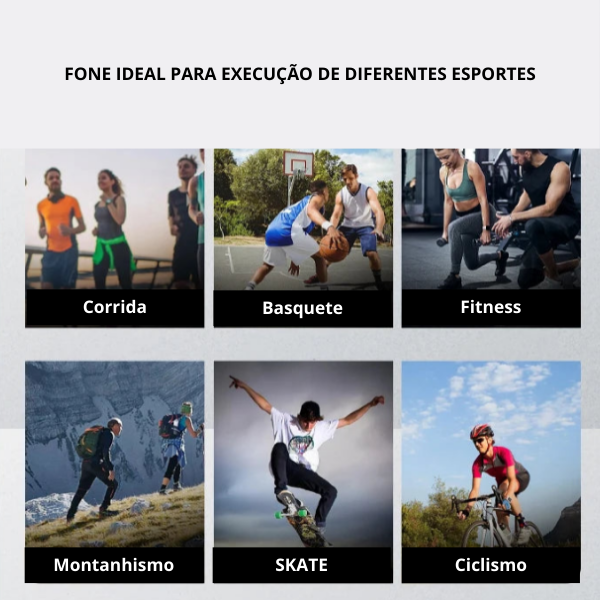 Fone de Ouvido Esportivo Xiaomi de Condução Óssea Sem Fio