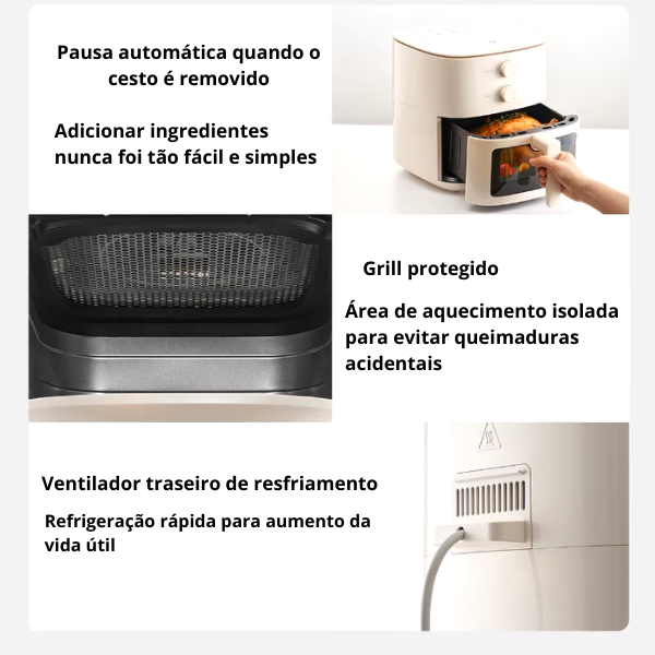 Air Fryer Inteligente 5L