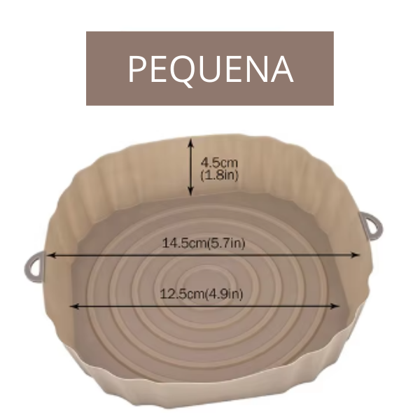 Forma de Silicone para AirFryer Curiosas